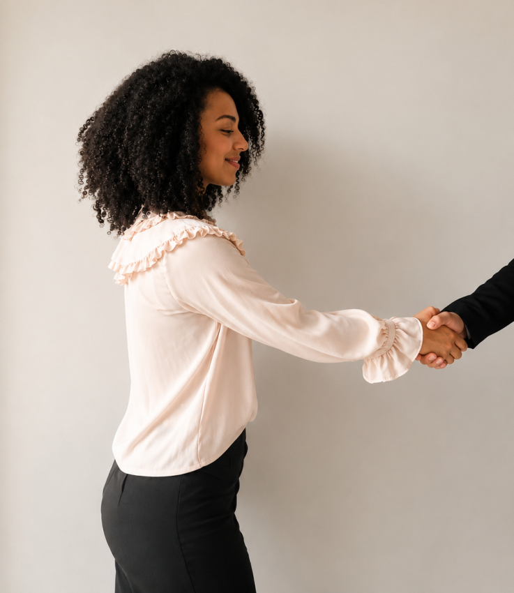 Caylee handshake